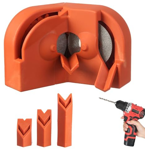 Drill Bit Sharpener, Portable Multipurpose Drill Bits Grinding Sharpener for All Bits