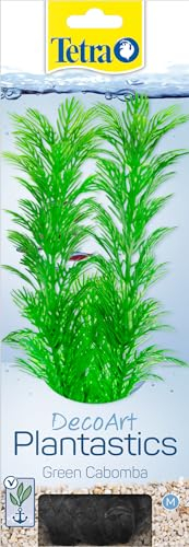 Tetra DecoArt künstliche Wasser-Pflanzen für das Aquarium, naturgetreue Nachbildung, Green Cabomba