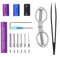 Bobbins DIY Tools Kit 6 in 1-Coil Jig DIY Draht Maker-Coil Wicklung Kit (violett)