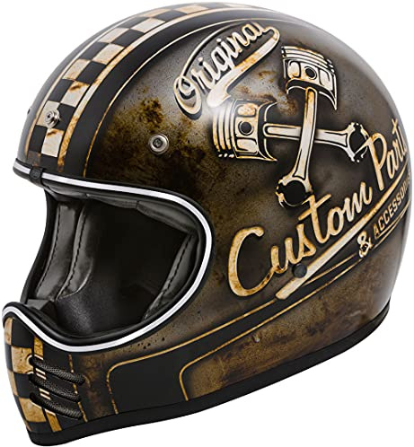 Premier Helm MX OP 9 BM,OCHER/SCHWARZ/Weiss,L