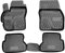 OMAC Gummimatten Fußmatten kompatibel mit Mazda 3 2003-2009 TPE Automatten Schwarz 4X