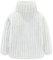 Mud Kingdom Felpa da bambina in pile, collo alto, tinta unita Leggero Bianco 6 anni