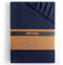 DecoKing Spannbettlaken 120x200 140x200 cm 100% gekämmte Baumwolle Dunkelblau Spannbetttücher Jersey Boxspringbett Amber 120 x 200 140 x 200