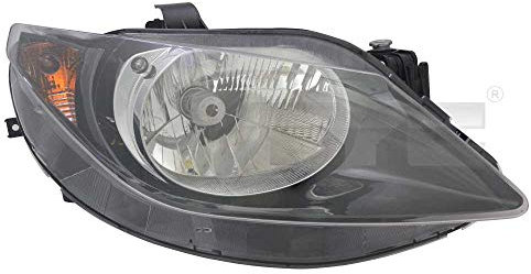 Scheinwerfer Hauptscheinwerfer Frontscheinwerfer rechts schwarz H4 für Modell Ibiza IV Sportcoupe 6J1 6J5 6J8 mit Stellmotor LWR Glühlampe