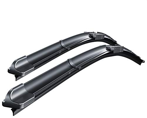 Mossa Escobillas limpiaparabrisas para la luna delantera adecuadas para Mitsubishi ASX (04.2010-2021) - escobillas plana Premium