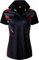 jeansian Women's Sports Breathable Quick Dry Long Sleeve Zipper Polo T-Shirts Tee SWT308 Black XL