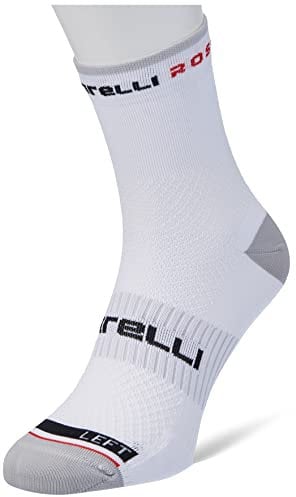 CASTELLI 4521027-001 ROSSO CORSA PRO 9 SOCK Socks Men's Weiß M