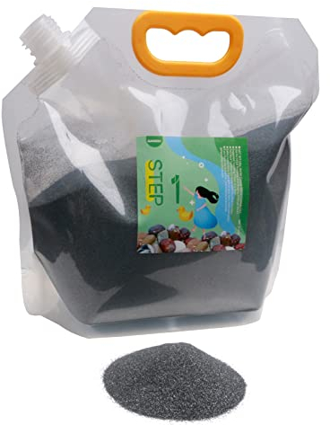 Grain de verre de 2,3 kg – Grain de polissage de roche, fonctionne avec n'importe quel verre à roche, polisseuse à roche, polisseuse à pierre, grain épais 6090, grain en carbure de silicium 6090,