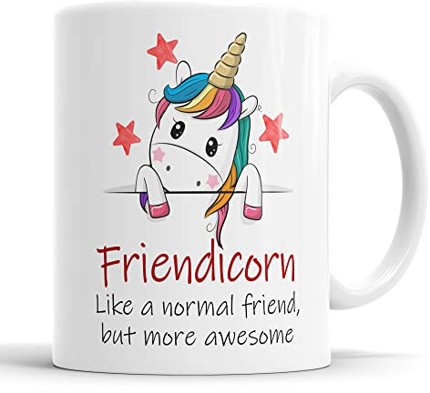 Friendicorn Mug Friend Unicorn Cup for Fathers Day Birthday Christmas Funny Mug Present for Friend