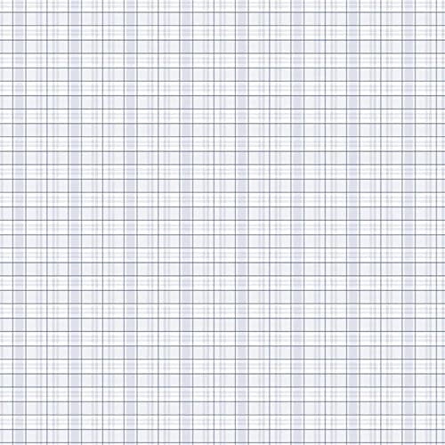 Jardin Chic Tartan White Blue Patterned White Navy Wallpaper - Modern Contemporary - Textured Paste The Wall
