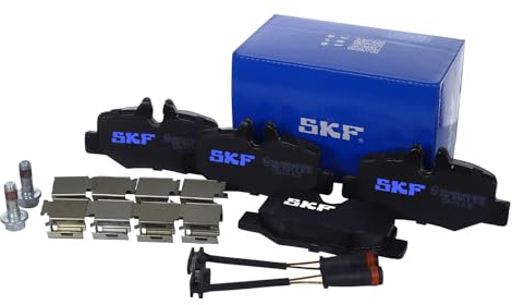 SKF Scheibenbremse Bremsbelag mit Zubehör VKBP 90060 E-4er Set - Position Hinterachse Höhe 77mm Länge 134mm Breite 83mm Dicke 18mm - OE Qualität
