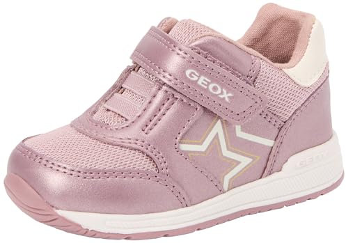 Geox Bébé Fille B RISHON Girl A Basket, Rose, 23 EU