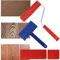 Holzmaserungswerkzeuge, Holzmaserungs-Werkzeug-Set, Holzmaserung, Malrolle mit Griff, DIY-Gummi-Holzmaserung, Dekorationswerkzeug für Wände, Böden, Decks, Möbel (Holz), 4 Stück
