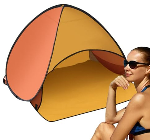 Yaztauho Minizelt Strand Sonnenschutz, Pop Up Zelt Sonnenschutz, Kopfzelt, Pop-Up-Gesichtszelt Sonnenschirm, für Strandcamping und Outdoor-Aktivitäten