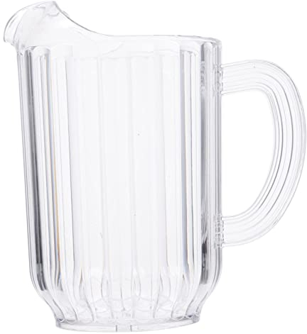 1pc Dispensador y Clear More Restaurant Drinkware Garrafas Iced Capacity Jarra Jarra Mango transparente Botellas Cerveza Sangria Limonada Té Cocina Tazas Hogar Congelador(Transparentx2pcs,19X13.2CMx2p