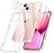 SOGUDE 5 en 1 Coque pour iPhone 13 avec 2 Verre Trempé et 2 Caméra Protecteur, Étui de Protection Antichoc avec Coussin d'air Intégré Mince Bumper Housse - Transparente