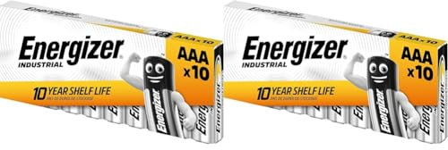 Energizer Industrial Batterien AAA LR03 1,5 V (10er-Pack) (Packung mit 2)
