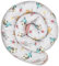 LULANDO® Nestchenschlange - Standard 100 von Oeko-Tex – 190 cm Bettschlange - Stillkissen Bettrolle Zierkissen Bettumrandung Schlange - Vielseitiger Schutz und Komfort