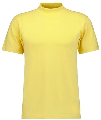 RAGMAN Herren Stehkragenshirt Kurzarm Sonnengelb-529, M