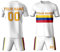Custom Football Kits 2026 World Cup Qualifier - Jersey Set for Men Women Kids - Add Team Name Number Logo Soocer Shirt and Shorts White