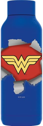 Quokka Wonder Woman - Borraccia termica in acciaio inossidabile Solid Ultramarine, 510 ml