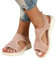Sandales Femme été confortable Orthopédique Bout Ouvert Chaussures Antidérapant Respirantes DéContractéEs Sandales de plage Leger Boho Platform Sandals, Mode été Femmes (01 Rouge, 41)