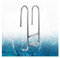 Scaletta for Piscina Con Gradini In Acciaio Inox, Gradini For Piscina Fuori Terra Inclinati A 2/3 Gradini, Capacità Di Carico Di Circa 200 Kg(2Steps)