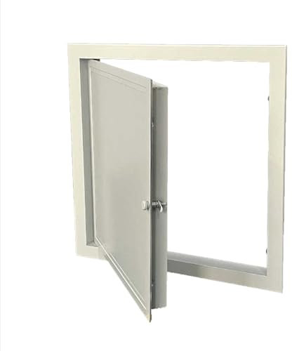 Trappe de Visite Porte de service murale personnalisée 6 x 6 pouces, panneau d'accès décoratif pour murs et plafonds avec porte, boîtier d'accès robuste et facile à installer pour maison, hôtel ou bur