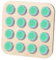 Pruojhw Beer Bottles, Bottle Caps Holding Box, Collector's Board for Square Beer Mats, 16 Compartments, Wooden Wine Corks, Storage, Decoration, Collector, Home, Living Room, Workplace, Wall Shelf