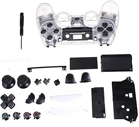 Kit de carcasa transparente de repuesto para mando de PS5