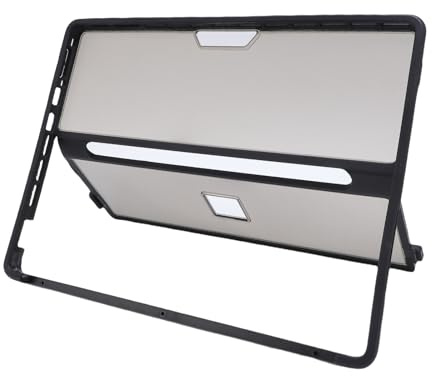 Jiawu Shockproof Tablet Case for Pro 11 10 9 8 13 Inch - Rugged Protective Cover with Pen Holder for All in One Tablet - PC Silicone Material (Matte Grey)