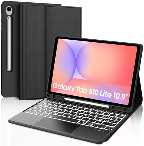 Occtingkind Per Tab S10 Lite 10,9 Cover Tastiera con RGB & TP Italiana