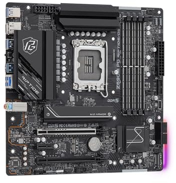 Computer Motherboards Fit For ASRock Z690M PG RIPTIDE/D5 Motherboard Support Socket LGA1700 I9-14900K I7-12700K I5-12400F CPU 4xDDR5 USB3.2 Gen2 PCIe 5.0 MATX motherboards