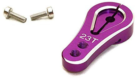 RC Model CNC Machined Alloy Servo Horn 23T Designed for KO & JR Servo (r=16, 20mm)