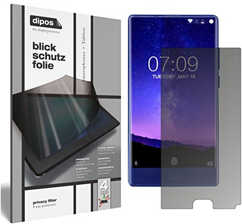 dipos I Privacy Filter compatible with Doogee Mix (5,5 inch) Screen Protector Anti-Spy 4-Way Protection