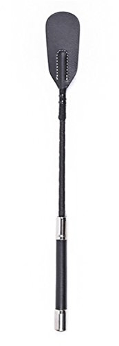 chenyesun Peitsche Leder Schwarz Flogger für SM Peitschen Hart 35cm /45cm Reitpeitschen Reitgerten Gerten Sex Spielzeug Cosplay (45CM)