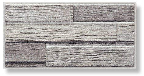 9 Self Adhesive Tiles: Shanty - 8 x 4 Thick, Self Adhesive Stick on Wall Tile, Stickers, transfers, Decals. Over Any Size of Smooth Tiles or onto Any Smooth Wall Surface