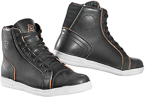Bogotto Streetbiker Scarpe da moto, nero, 36