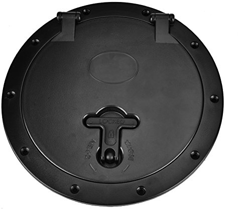 Deckung Batterieabdeckung Kajak Deckel von Luke Dia. 26 cm, Wasserdicht, Platte Brücke Kit mit Schrauben und Aufbewahrungstasche für Fischerei Navigation