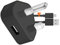 IWIO 3 Pin UK USB Mains Charger Adapter 1000 mAh / 1 AMPwith USB 2.0 Micro USB Sync and Charge Cable 1 Meter compatible with LG K4 2017 - BLACK