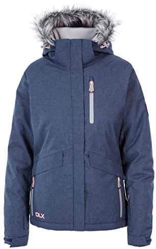 Francesca Women's DLX Waterproof RECCO Ski Jacket - NAVY MARL S