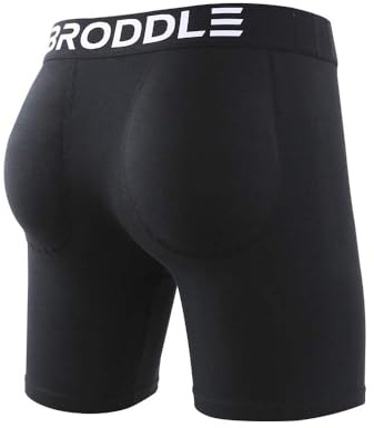 BRODDLE Mens Package and Butt Padded Underwear Enhancing Boxer Briefs