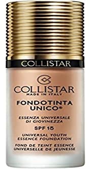 Collistar Unico Foundation LSF 15,n.3N Beige, Foundation mit globaler Anti-Aging-Wirkung, flüssige Textur und modulierbare Deckkraft, für alle Hauttypen, auch für empfindliche Hauttypen geeignet,30ml