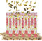 Party Factory 10er Set Party Popper, 40 cm, Gold Konfetti, bis 8 m Effekthöhe, Konfettiregen für Hochzeit, Geburtstag oder Silvester
