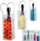 Molinter Bolsa enfriadora de botellas de PVC para vino tinto, bolsa de hielo con gel para congelar, enfriador de champán, color aleatorio