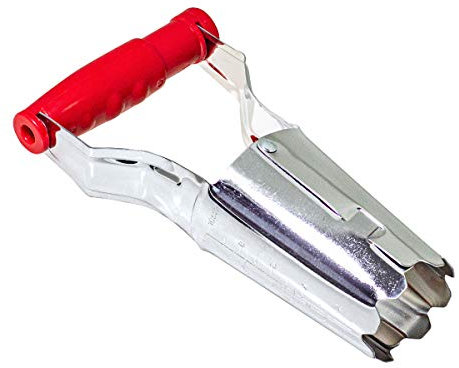 Amtech U1255 Hand Bulb Planter Tool for Gardening and Removing Turf or Soil with Spring Action Jaws