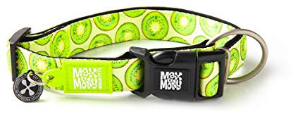 Max & Molly Hundehalsband, Welpenhalsband mit Powerschnalle, lustiger Stil für kleine, mittlere, große Hunde & Welpen, wasserdicht, bequem, verstellbar, inklusive Gotcha QR-Code Pet ID