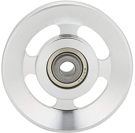Fitness-Riemenscheibe Rad, Universal Aluminiumlegierung Lager Riemenscheibe Rad Gym Durchmesser 90mm & 115mm für Training Krafttraining Zubehör(Diameter 90mm)