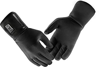BERTSCHAT Beheizte Unterziehhandschuhe PRO Dual Heating - Beheizbare Handschuhe - Winterhandschuhe Männer & Frauen - Touchscreen-fähige Thermo-Handschuhe Akku-Heizung - Jagd, Ski, Motorrad, Fahrrad