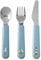 Mepal - set de cubiertos infantiles de 3 piezas - cubiertos infantiles - set de cubiertos con tenedor, cuchillo y cuchara para niños - apto para el lavajillas - Sailors Bay